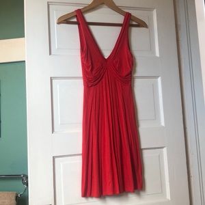 Red V-Neck ZARA Dress Women’s Size S